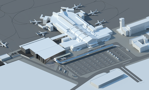 Vilniaus oro uosto vizija po rekonstrukcijos